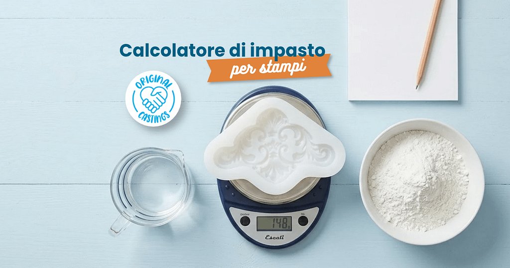 Calcolatore impasto gesso per stampi
